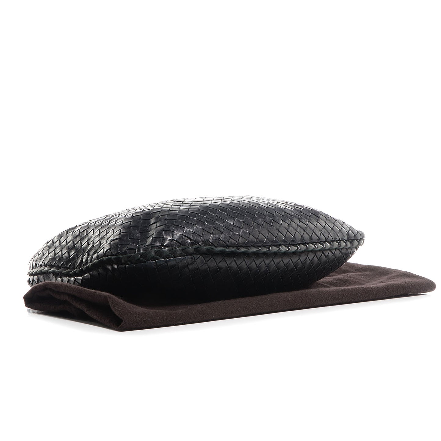 Nappa Intrecciato Medium Veneta Hobo Black