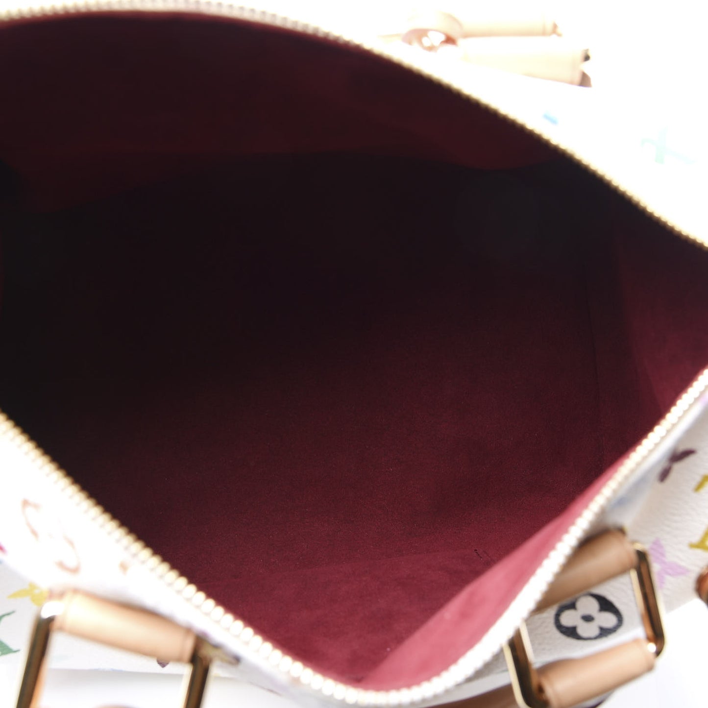 Monogram Multicolor Speedy 30 White