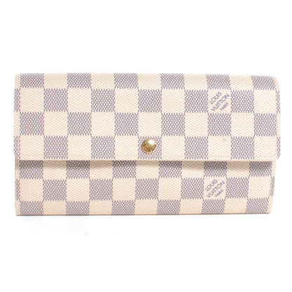 Louis Vuitton Damier Azur Sarah Wallet 1 of 7