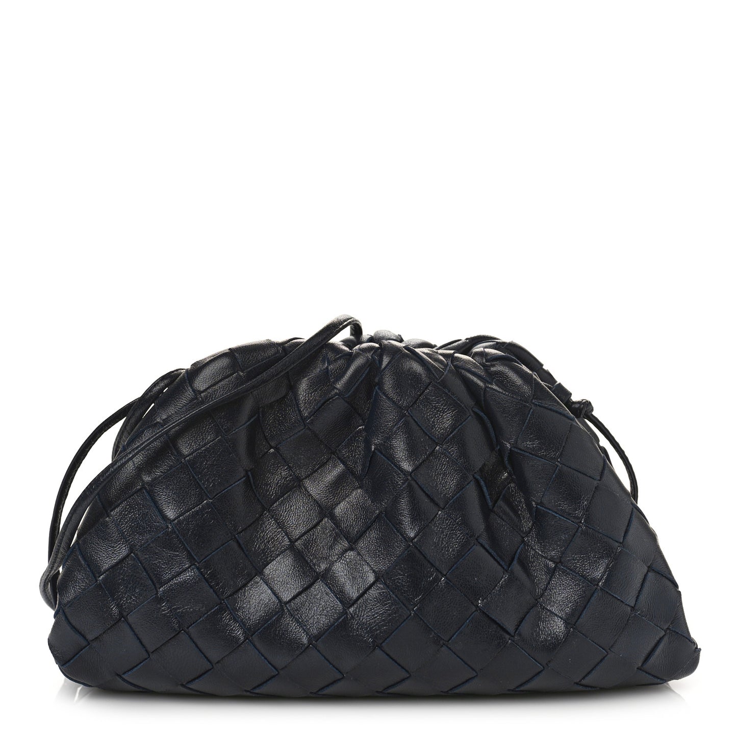 Nappa Intrecciato The Mini Pouch Navy