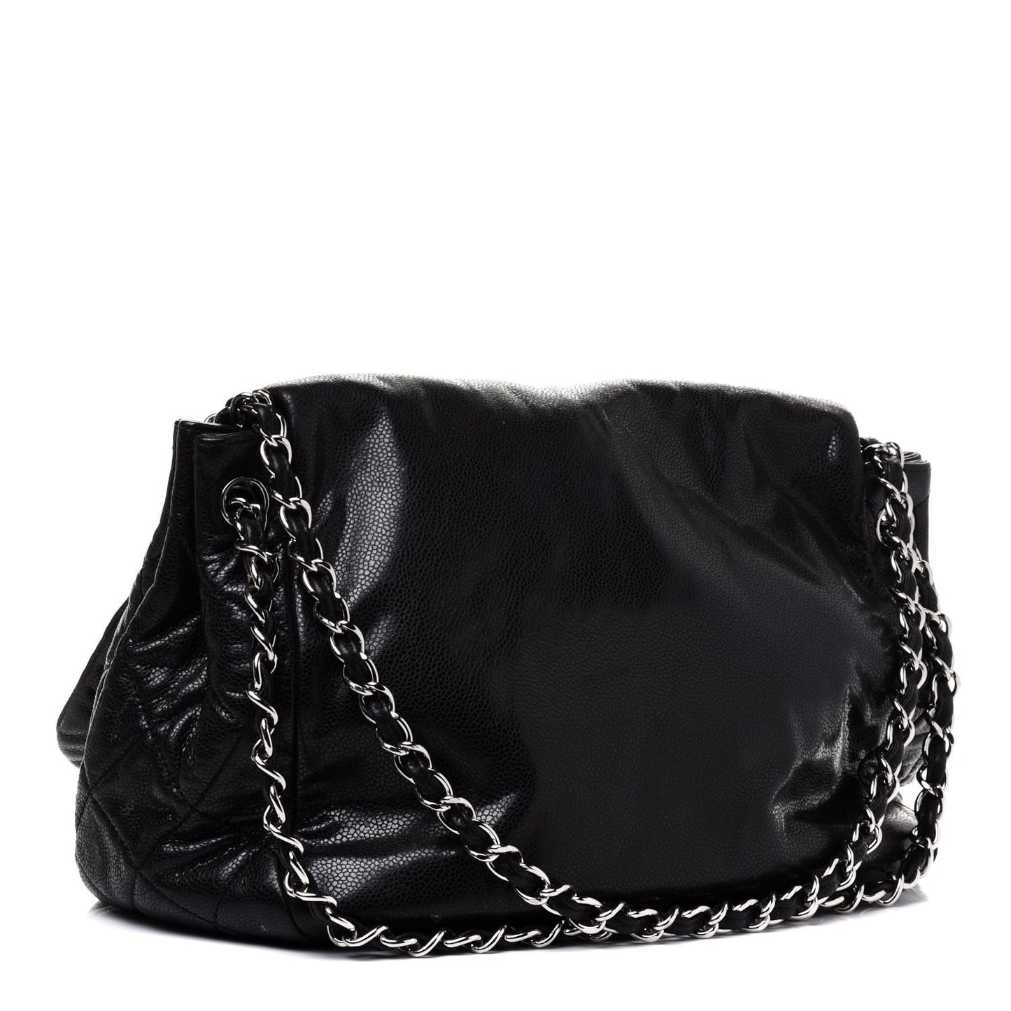 Caviar Timeless CC Accordion Flap Black