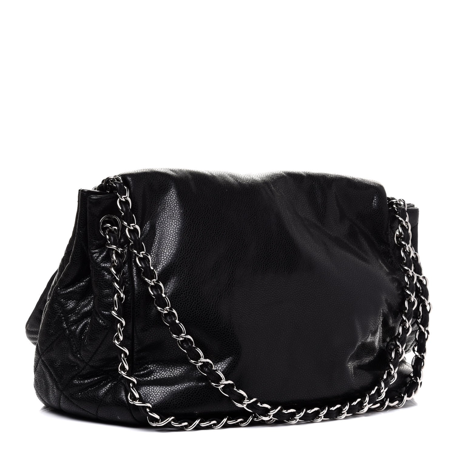 Chanel Caviar Timeless CC Accordion Flap Black 3 of 17
