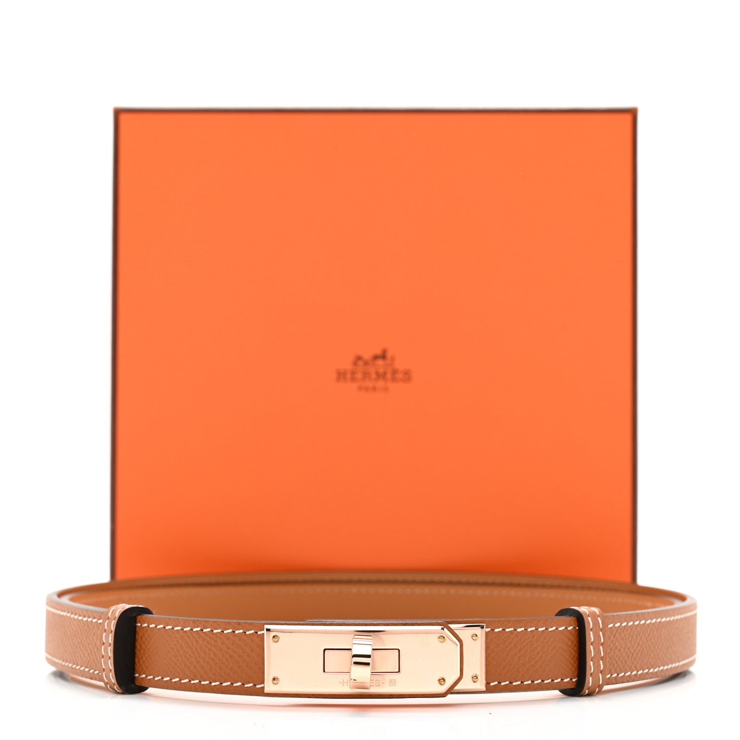 Hermes Epsom Kelly Belt Gold 4 of 4