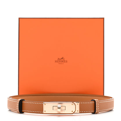 Hermes Epsom Kelly Belt Gold 4 of 4