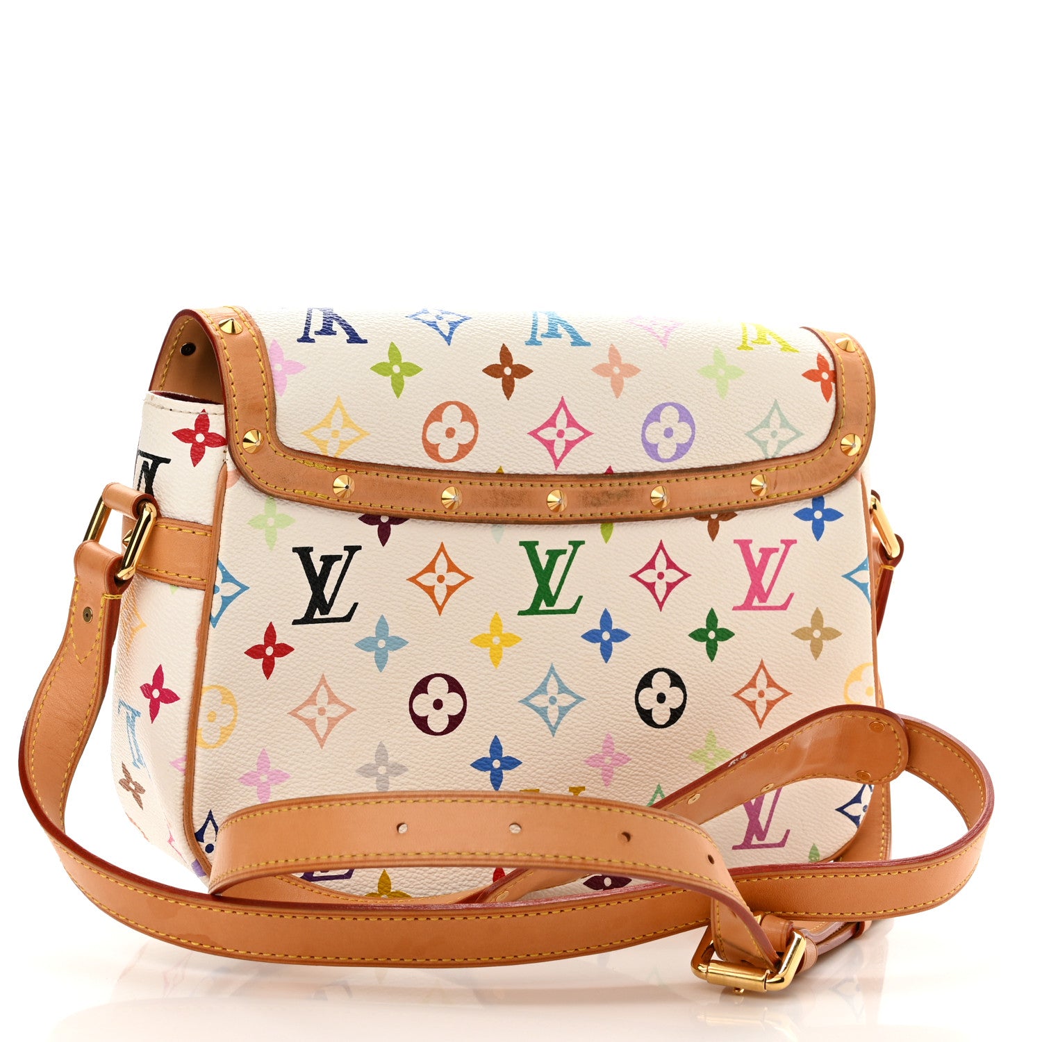 Louis Vuitton Monogram Multicolor Sologne White 3 of 15