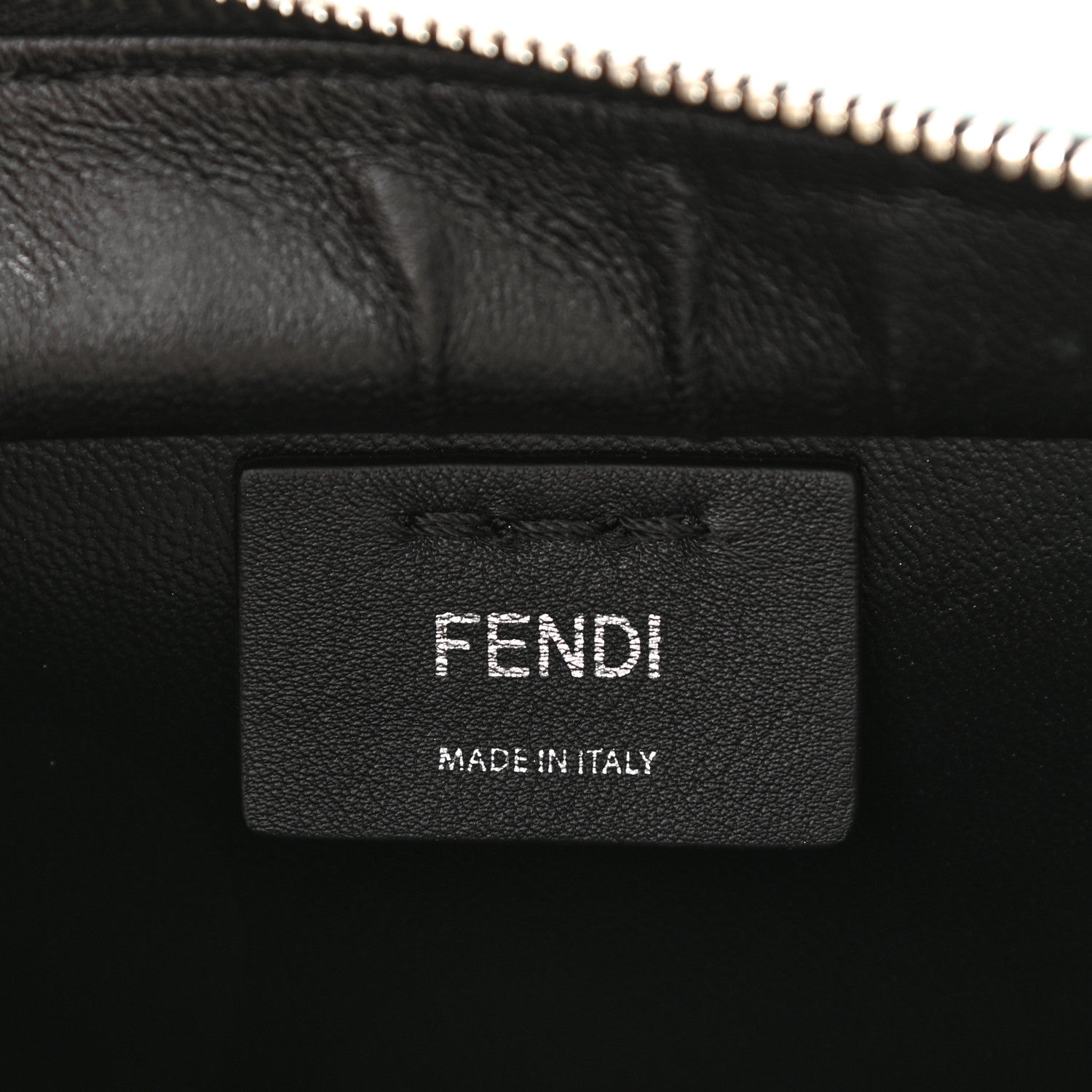 Fendi Vitello Dolce Mink Fur Pom Pom Mini 3jours Tote Black Multicolor 6 of 8