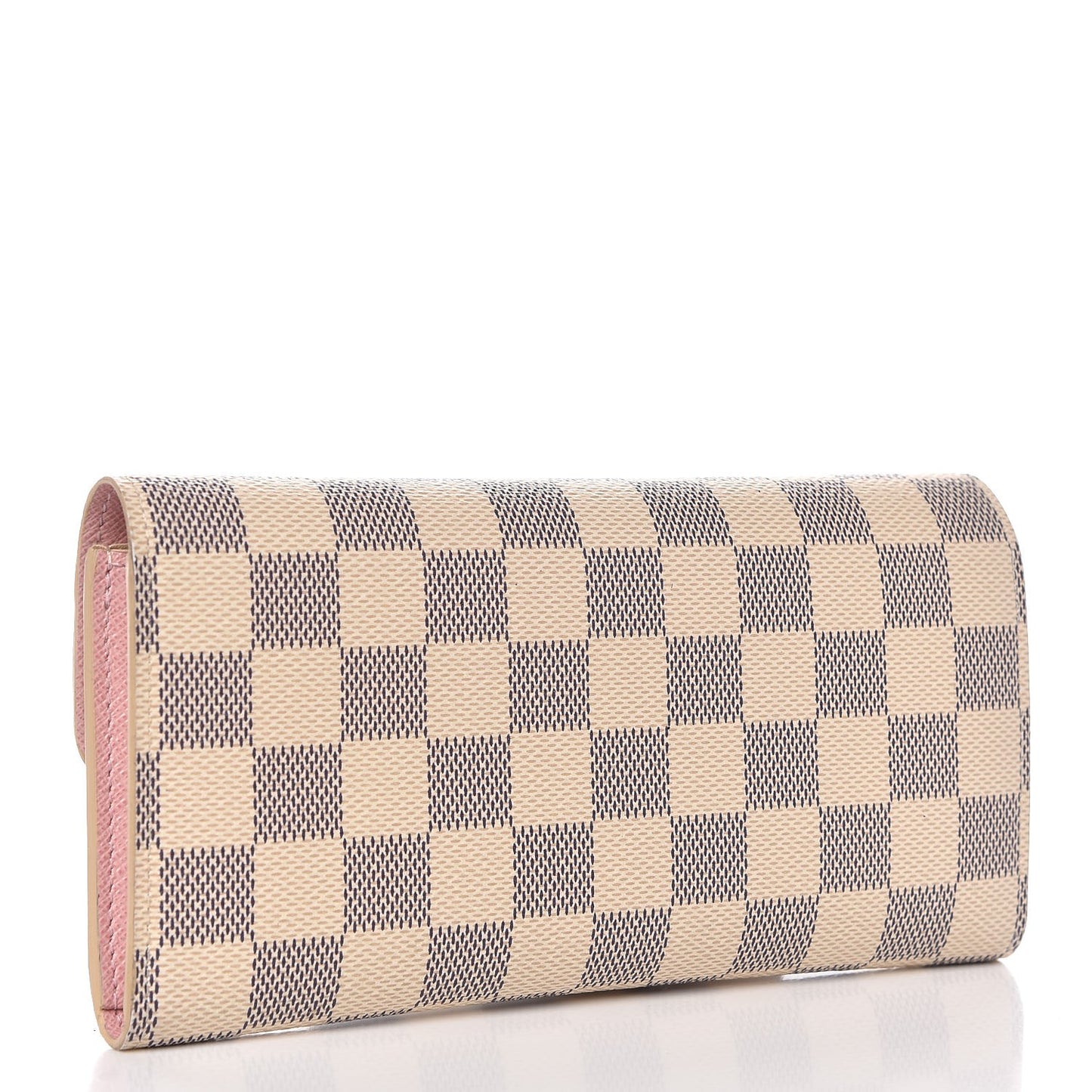 Damier Azur Emilie Wallet Rose Ballerine