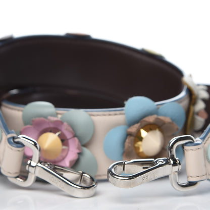 Fendi Vitello Dolce Flowerland Studded Strap You Camelia Moresco Multicolor 3 of 5