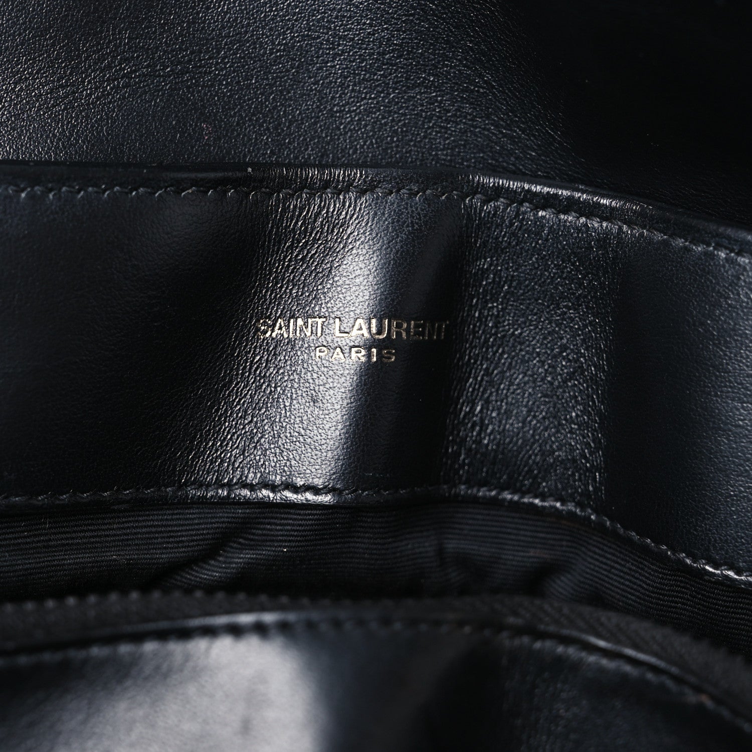Saint Laurent Calfskin Y Quilted Monogram Monochrome Large Loulou Chain Satchel Black 6 of 11