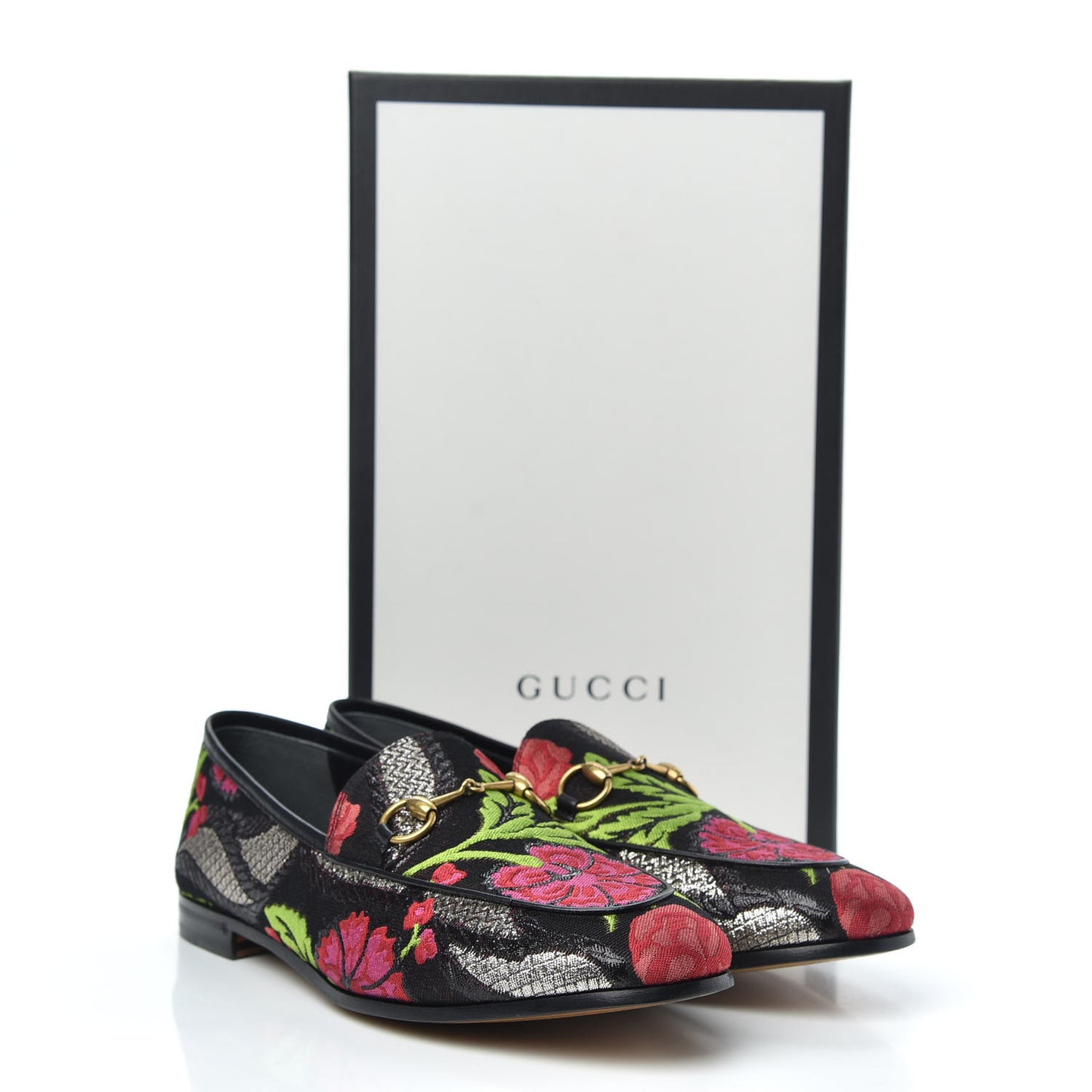 Floral Jacquard Horsebit Womens Jordaan Loafers 39.5 Multi
