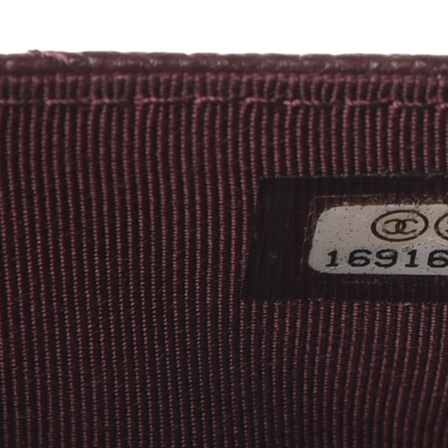 Chanel Caviar Quilted Wallet on Chain WOC Burgundy 8 of 9