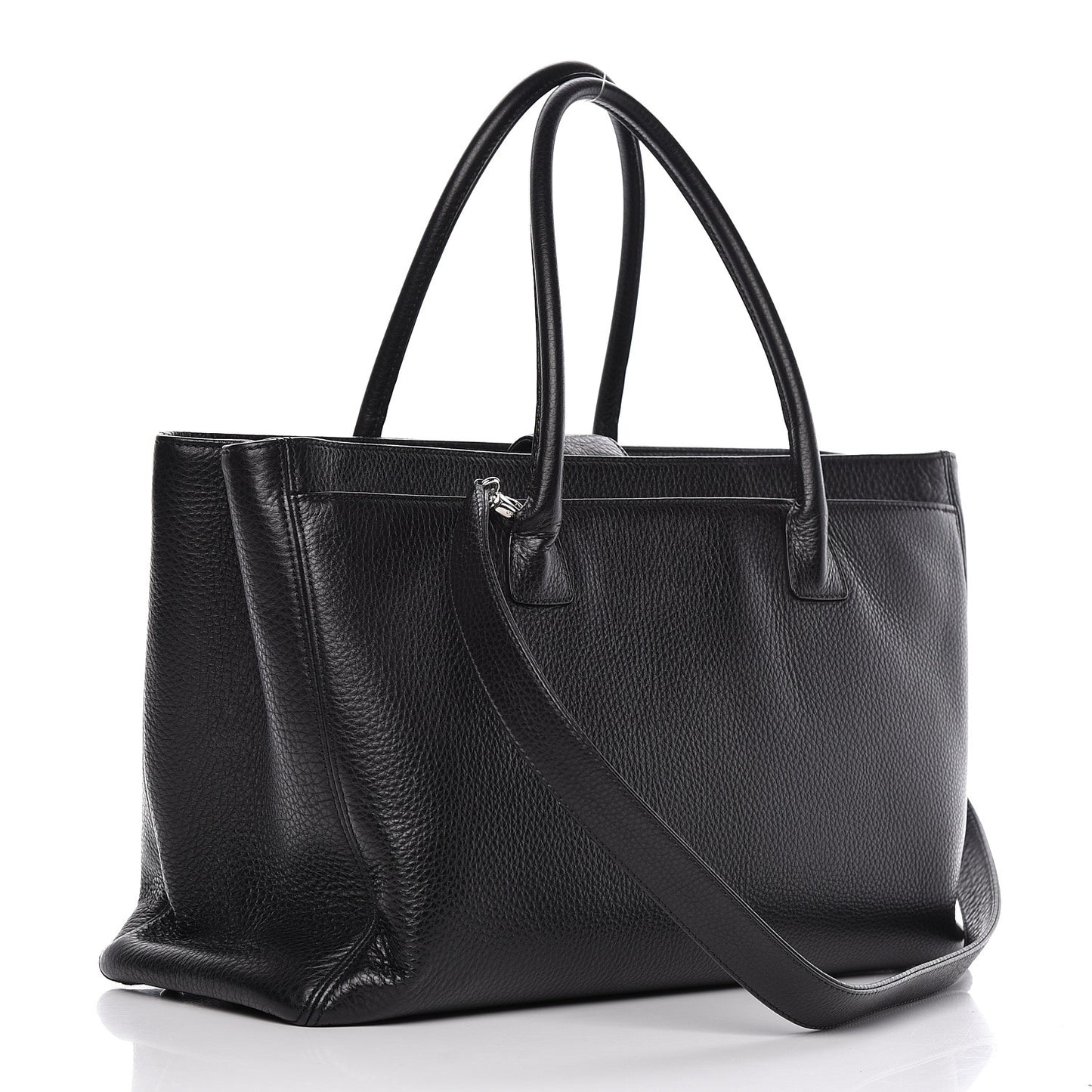 Deerskin Cerf Executive Shopper Tote Black