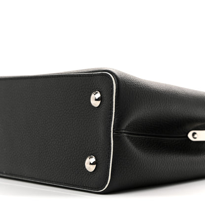 Louis Vuitton Taurillon Stitched Xoxo Capucines PM Black 9 of 9