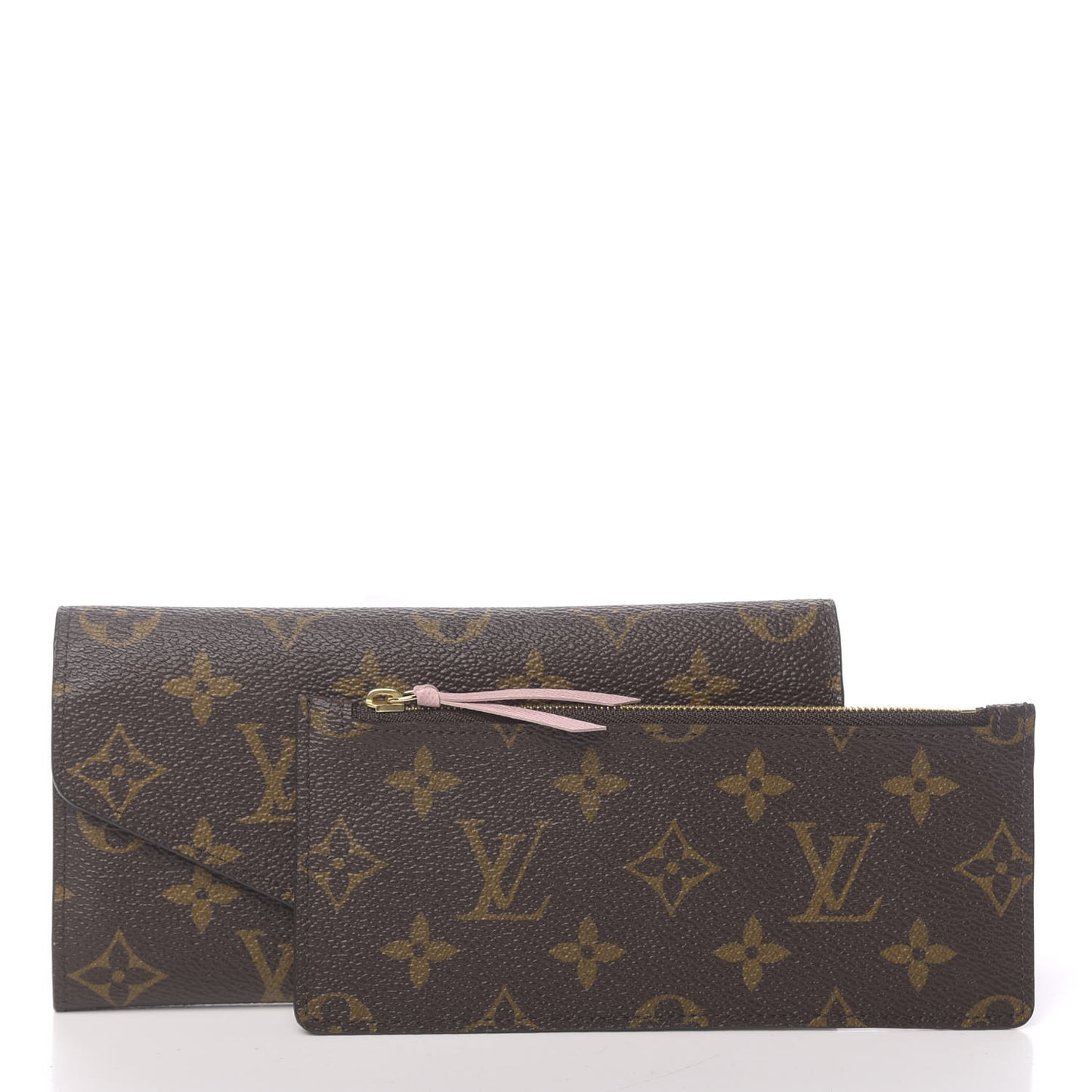 Monogram Josephine Wallet Rose Ballerine