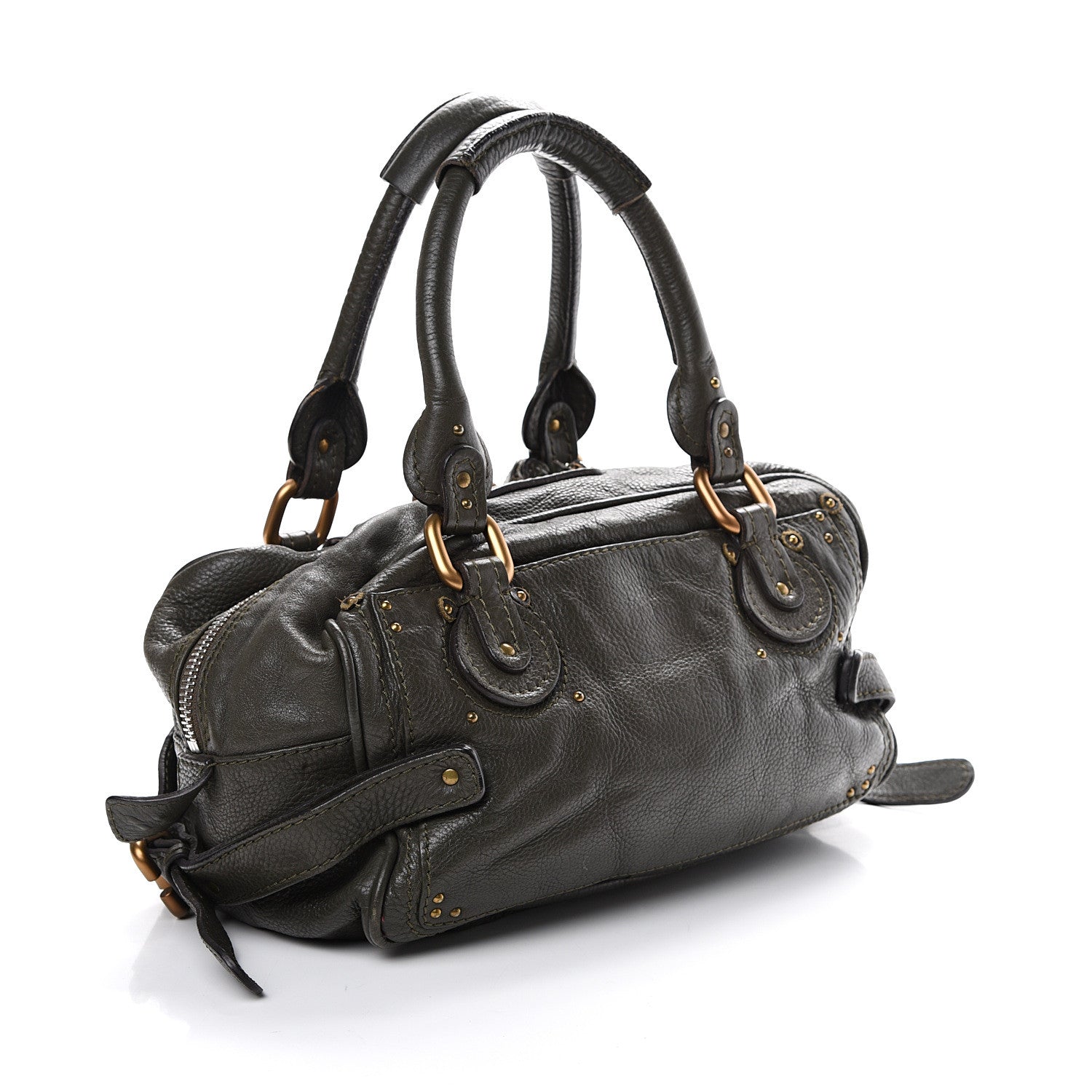 Chloe Calfskin Paddington Satchel Brown 2 of 15