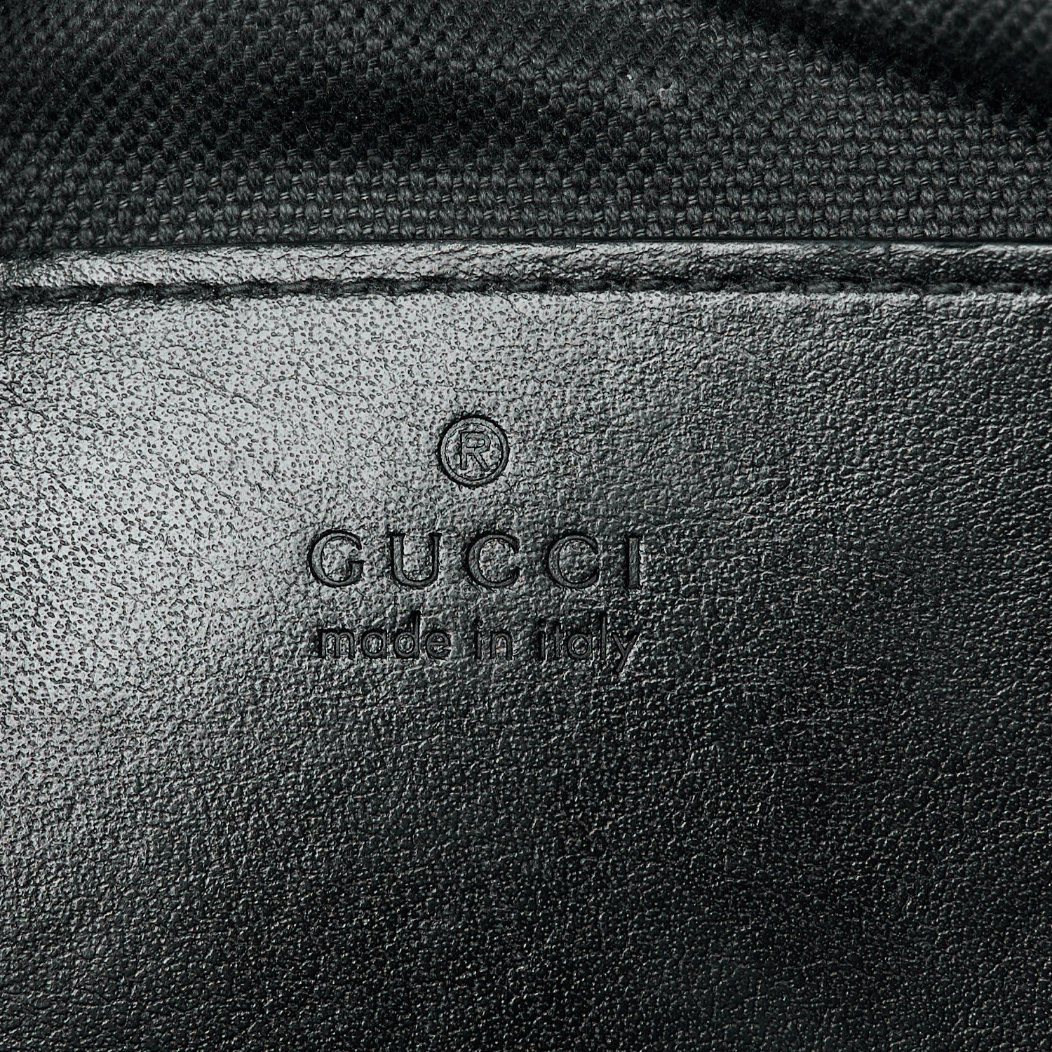 Gucci Calfskin Matelasse Monochrome Small GG Marmont Chain Shoulder Bag Black 6 of 11