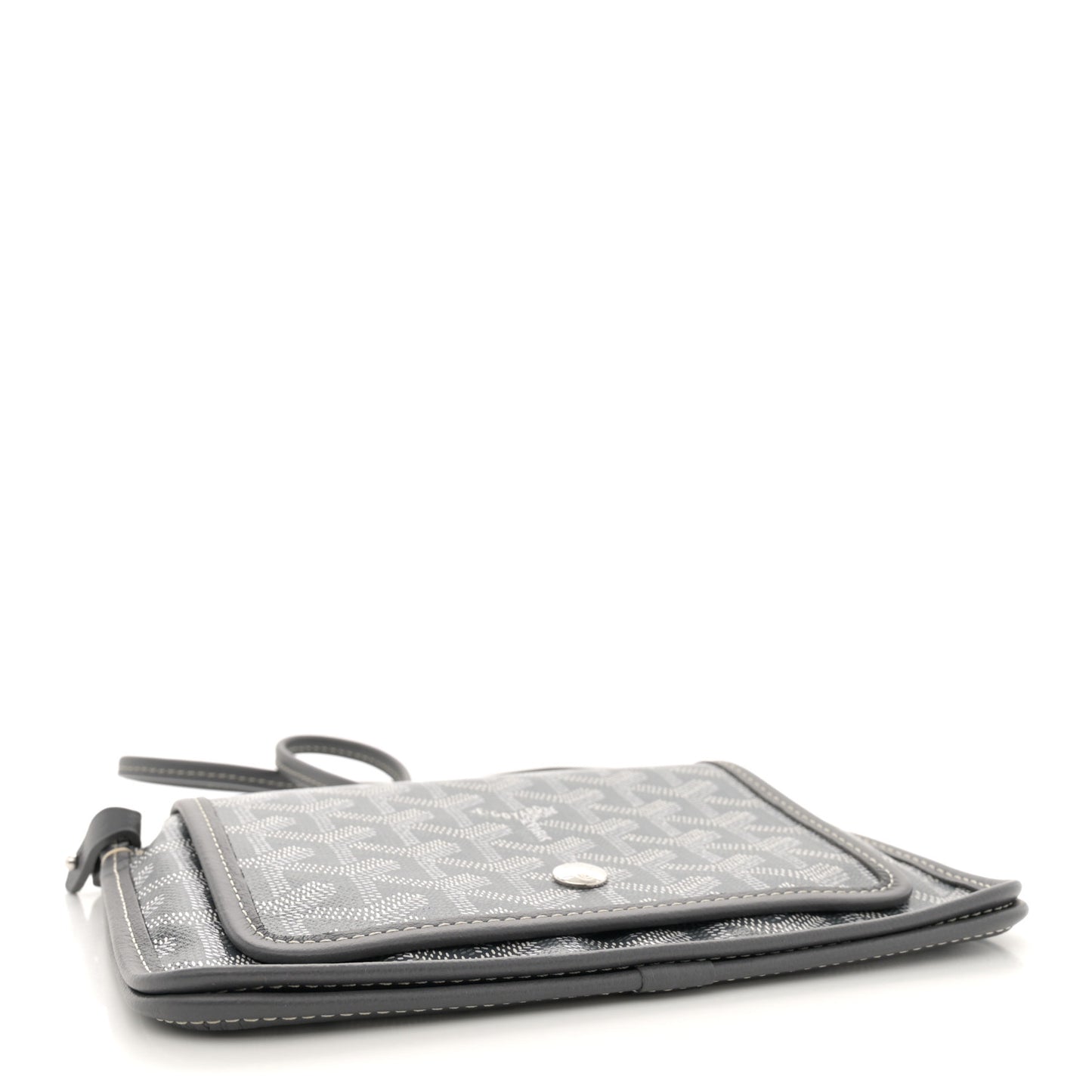 Goyardine Plumet Wallet Clutch Grey