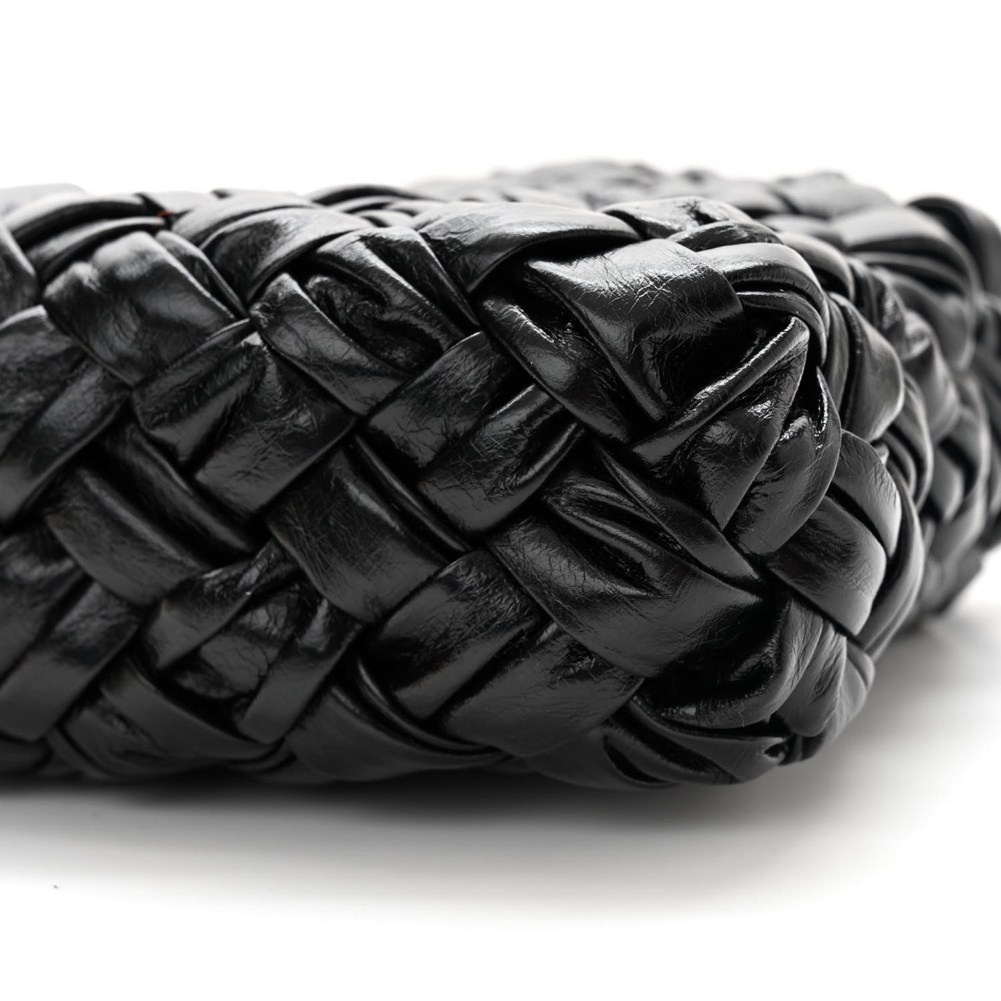 Calfskin Intrecciato Kalimero Cha-Cha Clutch Black