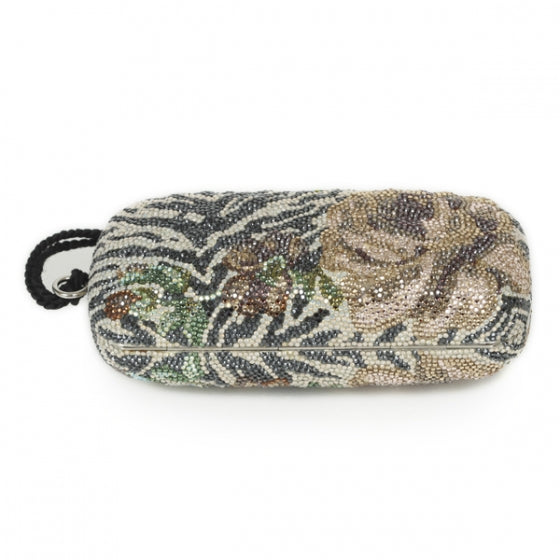 Judith Leiber Crystal Minaudiere Tassel Clutch 3 of 10