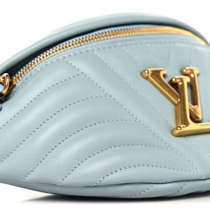 Louis Vuitton Calfskin New Wave Bumbag Porcelain Blue 8 of 9