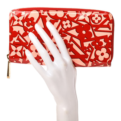 Louis Vuitton Patent Sweet Monogram Zippy Wallet Pomme D'Amour 2 of 7