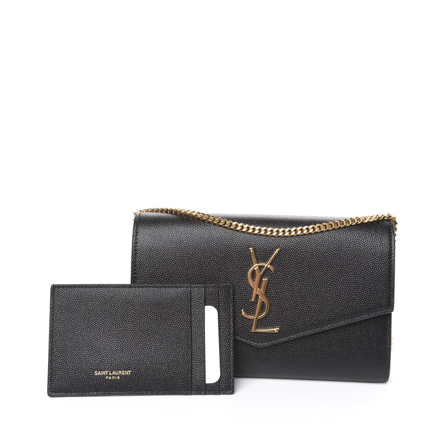 Grain De Poudre Uptown Chain Wallet Black