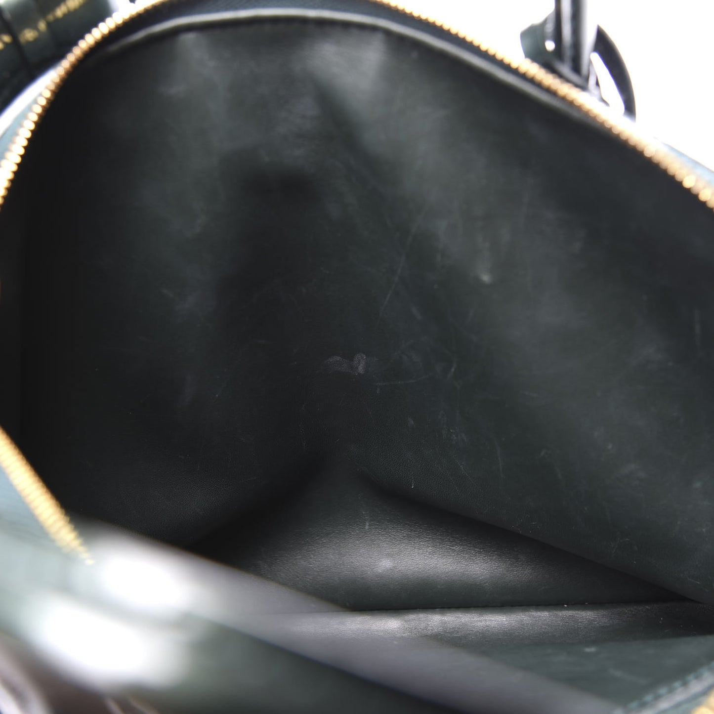 Patent Lambskin Fascination Lockit Vert Fonce