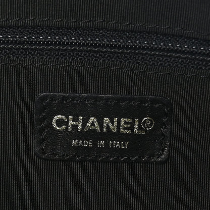 Chanel Lambskin Quilted Medium Chocolate Bar Shoulder Bag Black 7 of 10