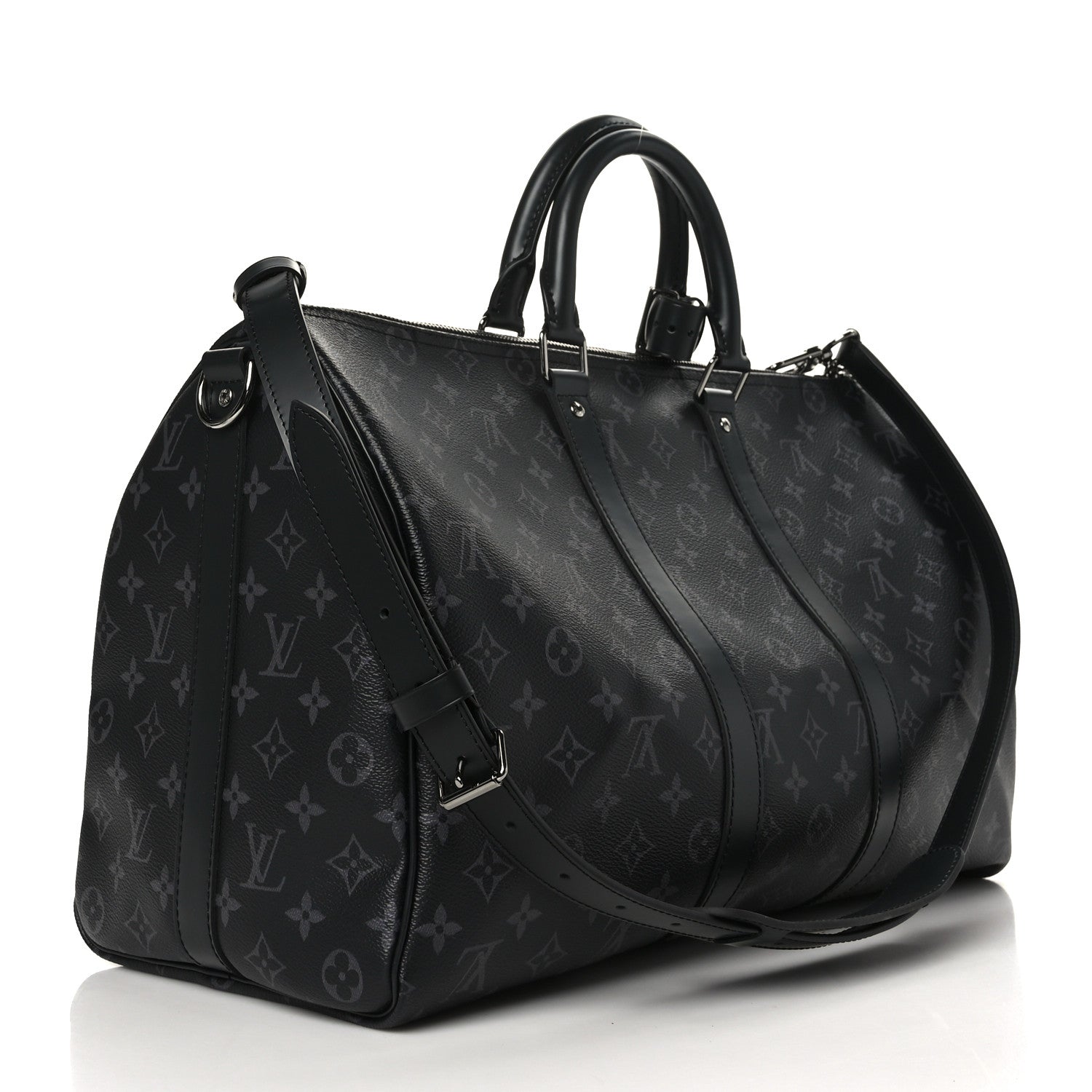 Louis Vuitton Monogram Eclipse Keepall Bandouliere 45 3 of 10