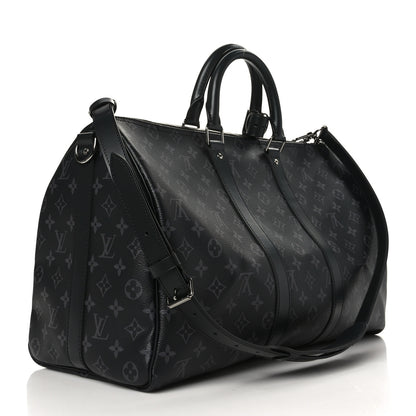 Louis Vuitton Monogram Eclipse Keepall Bandouliere 45 3 of 10