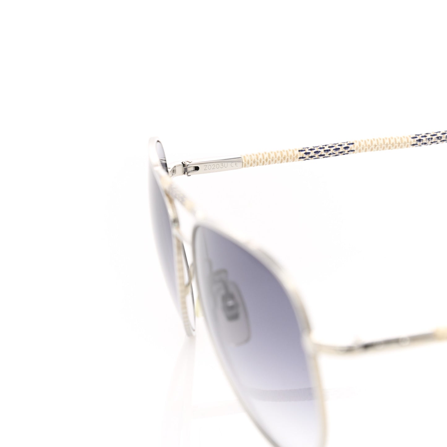 Damier Azur Conspiration Pilote Aviator Sunglasses Z0203U