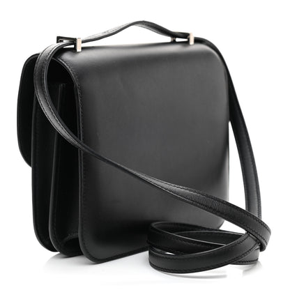Hermes Veau Monsieur Lizard Constance 18 Black Ombre 3 of 12