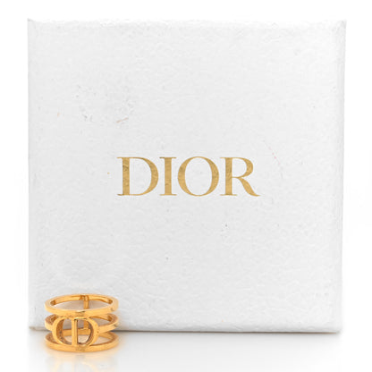 Christian Dior Metal CD Ring M Gold 5 of 5