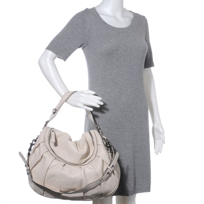 Gucci Leather Icon Bit Medium Shoulder Bag Ivory 2 of 7
