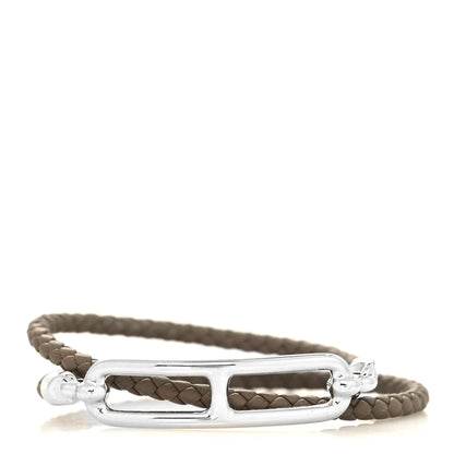 Hermes Swift Roulis Double Tour Bracelet T2 Etoupe 1 of 4