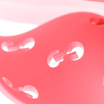 Gucci Rubber GG Monogram Perforated Womens Slide Sandals 38 Rose Box 7 of 8