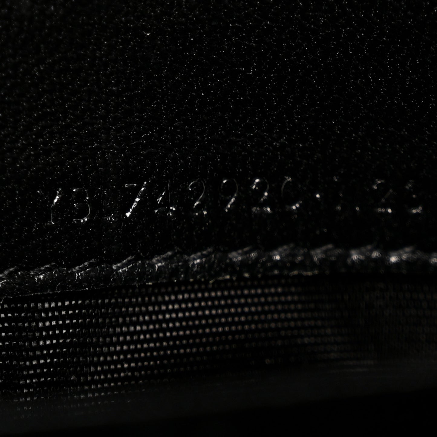 Lambskin Matelasse Chevron Monogram Envelope Chain Wallet Black