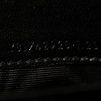 Saint Laurent Lambskin Matelasse Chevron Monogram Envelope Chain Wallet Black 7 of 12