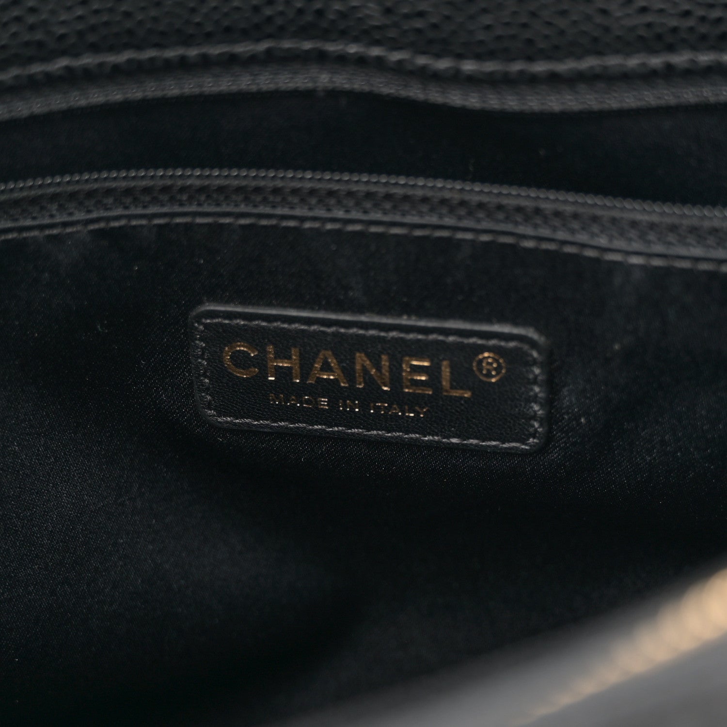 Chanel Caviar Quilted Grand Shopping Tote GST Black 6 of 10