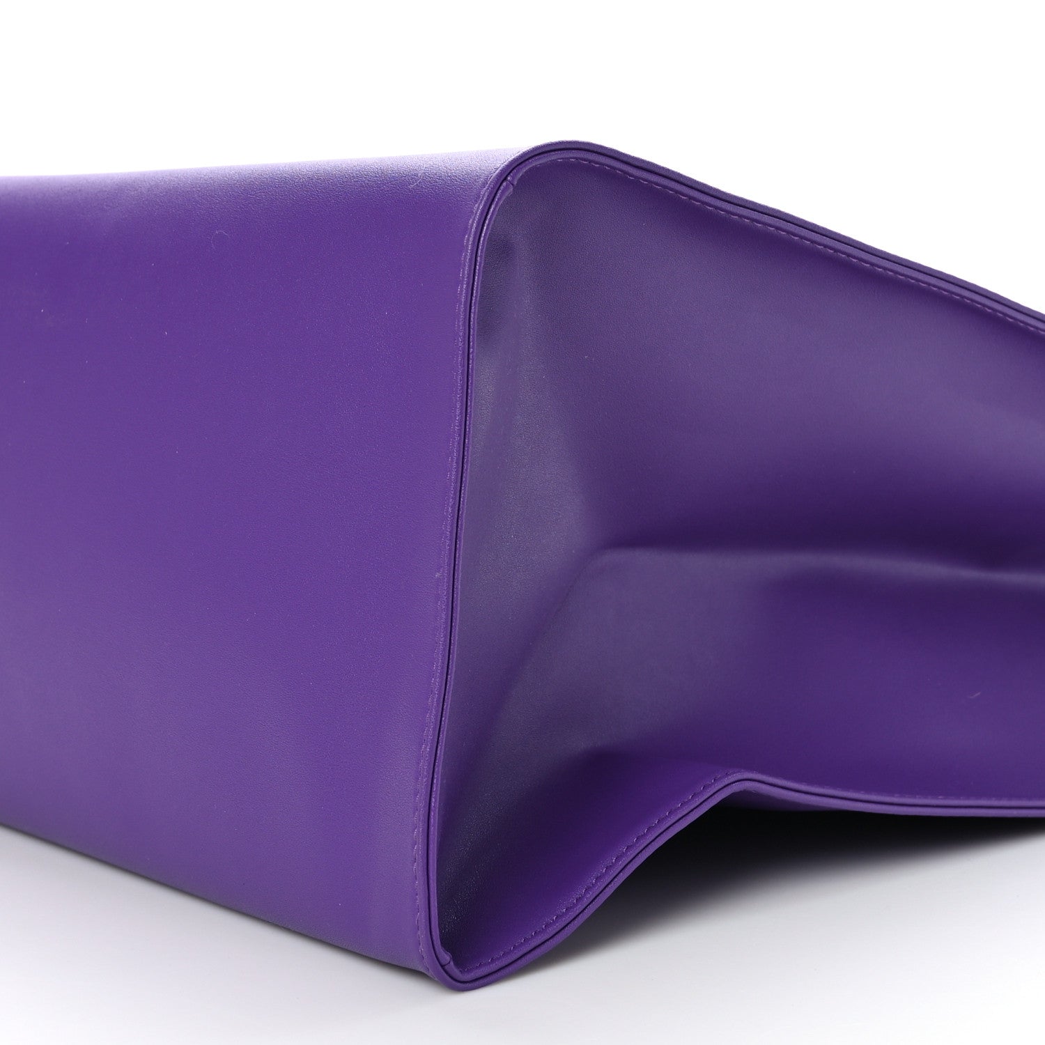 Telfar Vegan Leather Large Shopping Bag Grape 8 of 8