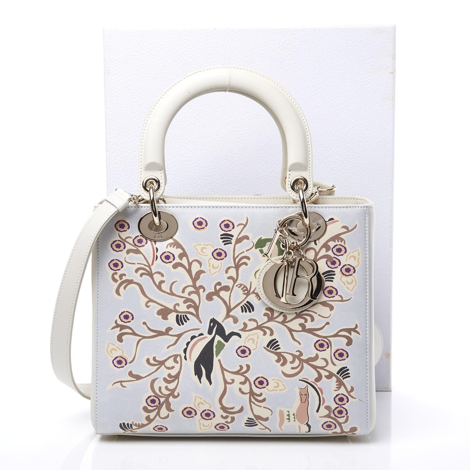 Christian Dior Calfskin Medium Fairy Tale Lady Dior Celestial Blue 11 of 11
