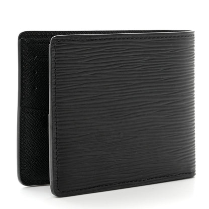 Louis Vuitton Epi Slender Wallet Black 3 of 7