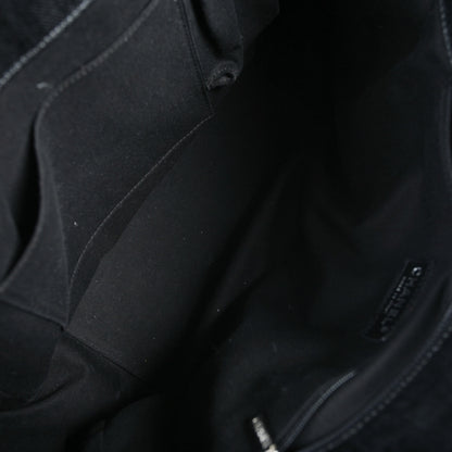 Chanel Coated Canvas Large CC Yacht Tote Black White 8 of 10