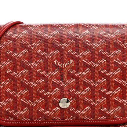 Goyard Goyardine Plumet Wallet Clutch Red 9 of 11
