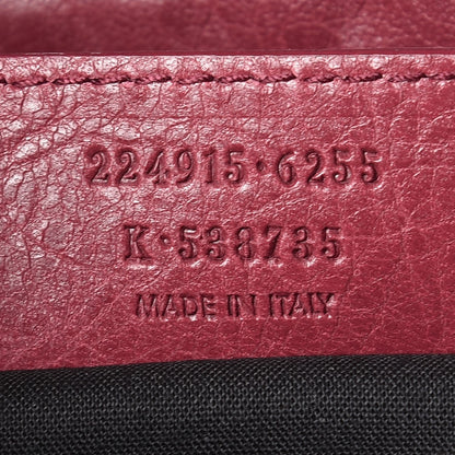 Balenciaga Agneau Classic Hardware Envelope Clutch Cassis 7 of 8