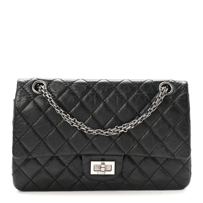 Chanel Aged Calfskin Quilted 2.55 Reissue 225 Flap Black 1 of 10