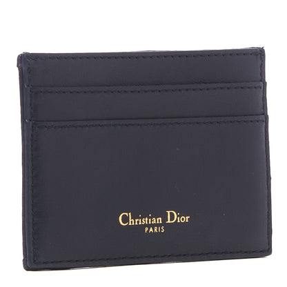 Christian Dior Oblique Calfskin Card Holder Black 2 of 8