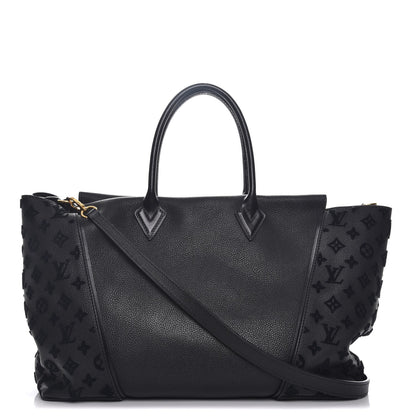 Louis Vuitton Cuir Orfevre Veau Cachemire Tote W GM Black 1 of 12