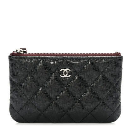 Chanel Caviar Quilted Small Cosmetic Case Black 1 of 7