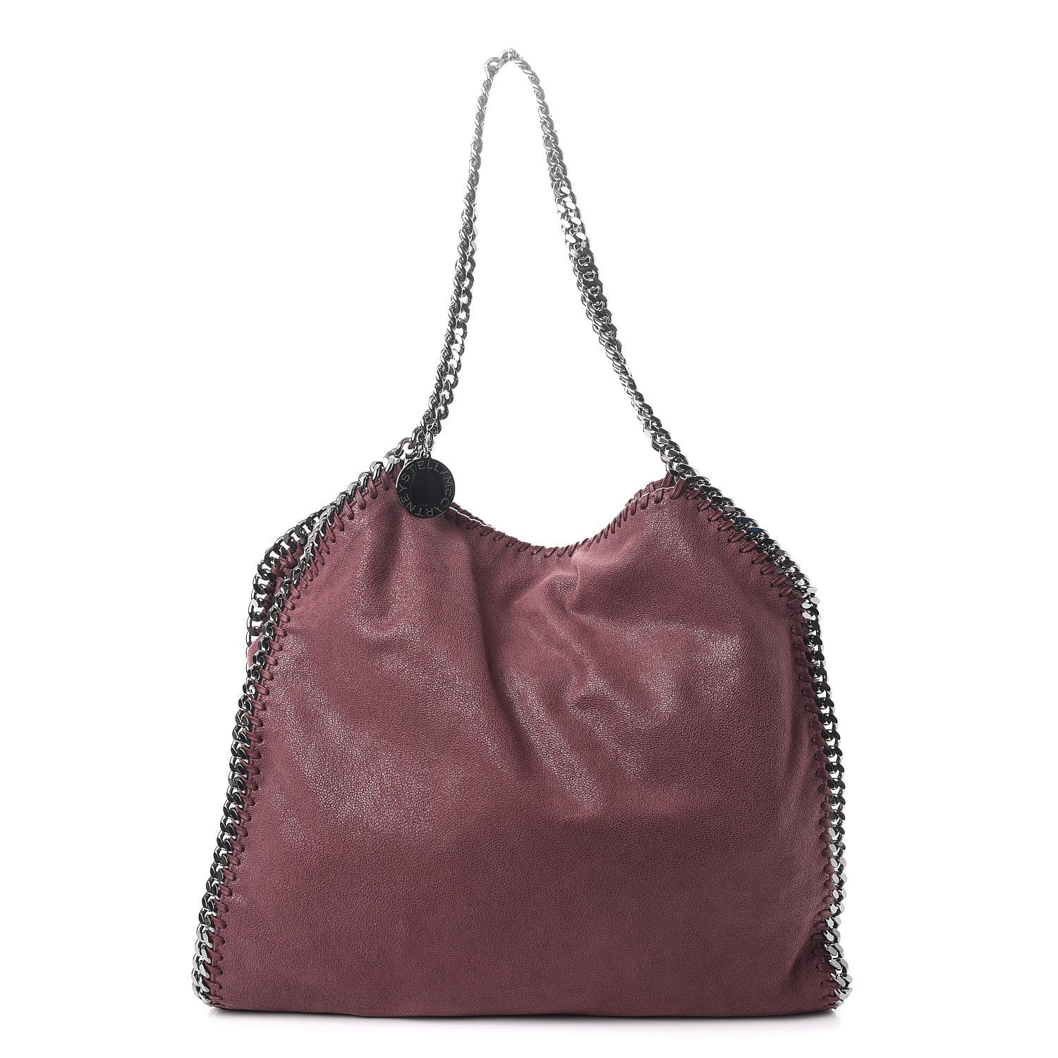 Stella McCartney Shaggy Deer Small Falabella Tote Plum 1 of 7